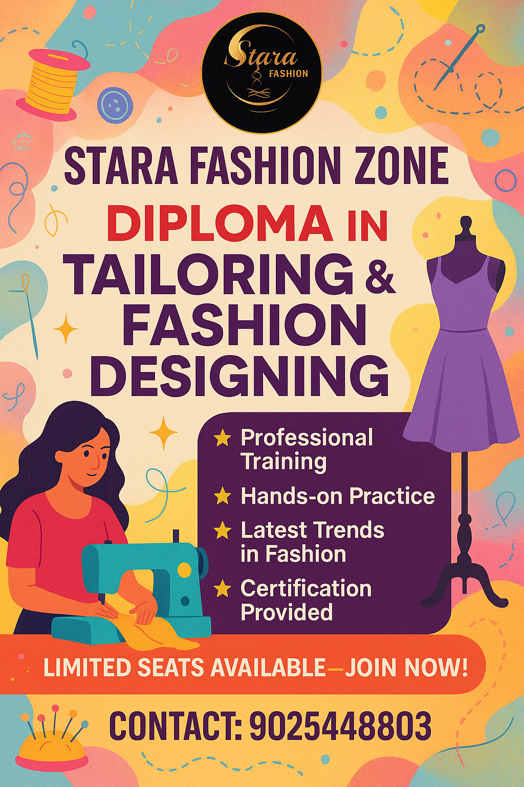 Diploma in Tailoring & Fashion Designing